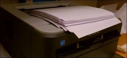 Cum se imprimă text la pasul imprimantei cu pas instrucțiunile pentru imprimarea de text pe o imprimantă