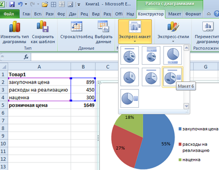 Cum de a face un grafic cu interesul în Excel