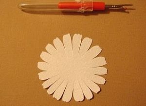 Cum de a face daisy de hârtie