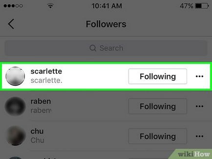 Cum de a elimina un abonat în Instagram