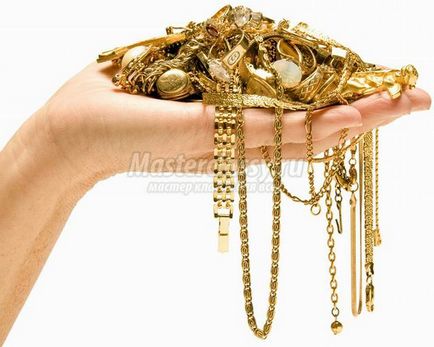 Cum să aibă grijă de bijuterii din aur