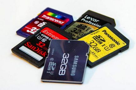 Cum de a alege un card de memorie pe cardul SD al telefonului