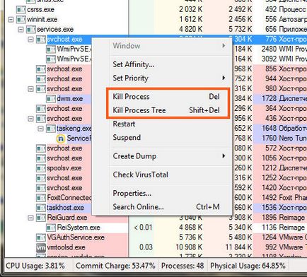 Cum să finalizeze procesul în Task Manager, dacă acesta nu este finalizat (sarcini) Cum să finalizeze procesul în Task Manager, dacă acesta nu este finalizat