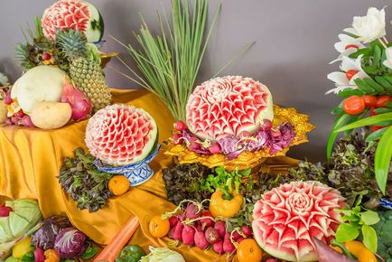 Carving din fructe și legume pentru incepatori in casa, site-ul oficial al culinare