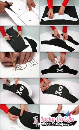 costum de pirat cu propriile lor mâini opțiunile de creare a unei imagini și foto