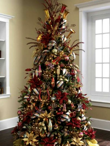 Frumos decorate pomul de Crăciun sau de modul de a decora un pom de Crăciun