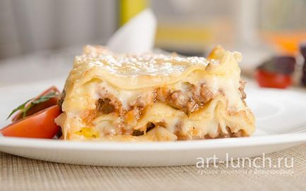 Lasagna - un pas cu pas reteta fotografii