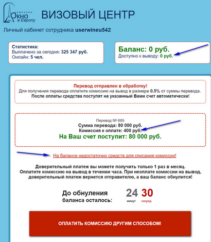 Înșelătorie pe Internet