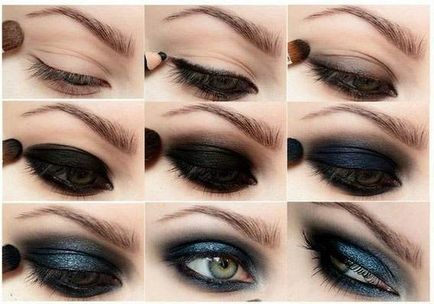 alegeri Top smoky eyes, instrucțiuni pas cu pas Smokey Eyes