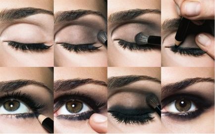 alegeri Top smoky eyes, instrucțiuni pas cu pas Smokey Eyes