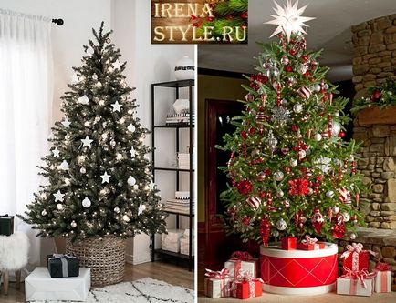 Design modern a unui pom de Crăciun în 2017 exemple Foto