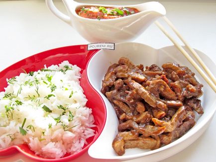 Carne în Coreeană - un pas cu pas reteta pentru modul de a găti cu fotografii