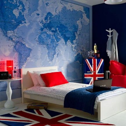 Wallpaper pe harta de perete a lumii politice, cele mai frumoase locuri, cu țările mari, cartela de cameră