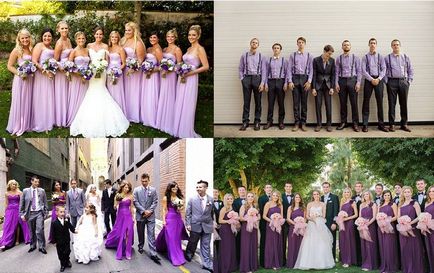 Nunta original, într-o culoare violet sau lucruri mici pentru a ajuta la a face celebrarea ta un luminos și