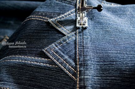 Alterarea jachete denim în mâinile proprii femei