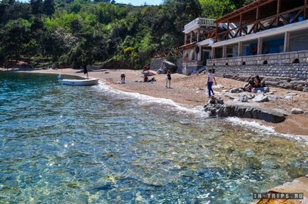 Plaja Mogren în Budva, fotografie, hartă, comentarii