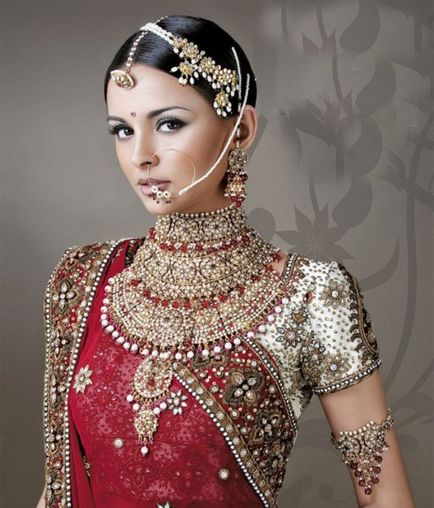 rochii de mireasa din India incredibil de frumoasă - Masters Fair - manual, lucrate manual