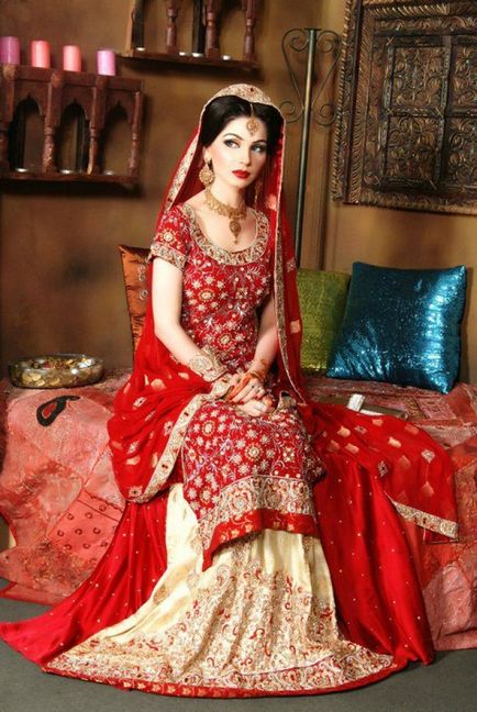 rochii de mireasa din India incredibil de frumoasă - Masters Fair - manual, lucrate manual