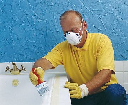 Reparație de căzi de baie din fontă acrilic sau email cu mâinile lor