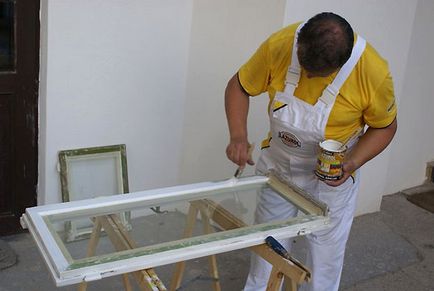 Restaurarea din lemn utilizator ferestre repara propriile lor mâini