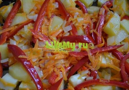 Reteta iahnie de legume gustoase cu dovlecei și cartofi
