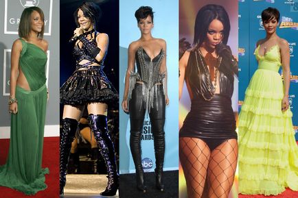 Rihanna este evoluția stilului de diva pop