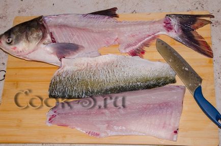 pește aburit cu legume - un pas cu pas reteta cu fotografii, pește și fructe de mare