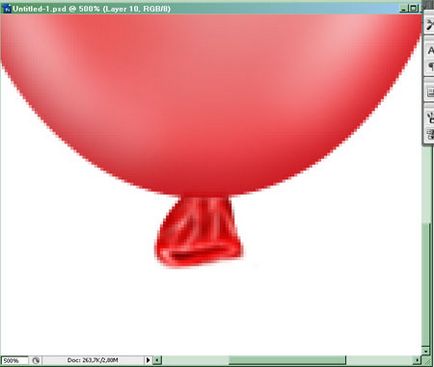 Desenați un balon în Photoshop