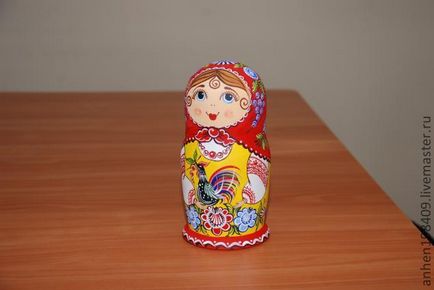 Painted atelier Matryoshka pentru începători cu șabloane și fotografie