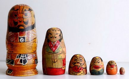 Painted atelier Matryoshka pentru începători cu șabloane și fotografie