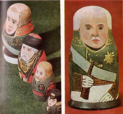 Painted atelier Matryoshka pentru începători cu șabloane și fotografie