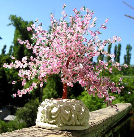 Sakura atelier șirag de mărgele și schema de țesut