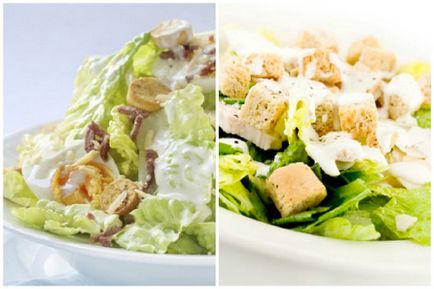 Salata Caesar cu kapustoy- cel mai bun pas cu pas rețete