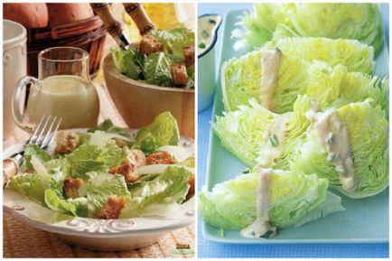 Salata Caesar cu kapustoy- cel mai bun pas cu pas rețete