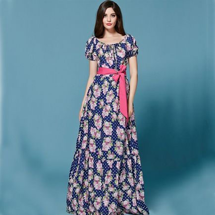 Din ceea ce sa poarte rochii cu imprimeu floral, rochii de moda