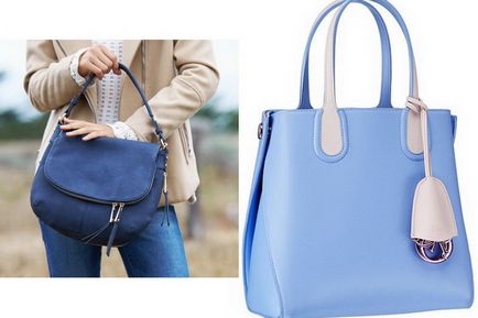 Din ceea ce sa poarte geanta albastru fi o tendință este foarte simplu! fotografie