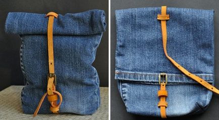 Coase rucsac denim - fotografii și modele pentru rucsac de cusut denim cu mâinile, pas cu pas