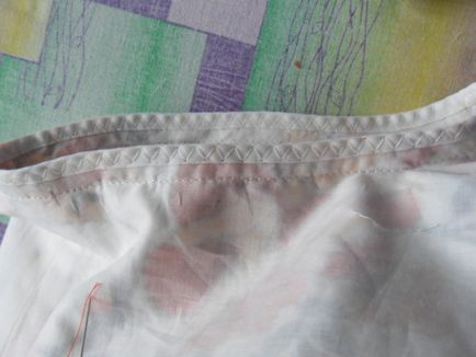 Noi coase rochie de vară lenjerie de pe căptușeala gazonului, creativitatea mamei mele