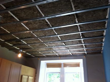 Izolarea fonică a tavanului apartamentului sub tavan suspendat diverse metode de instalare și caracteristici