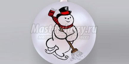 Snowmen cu mâinile lor