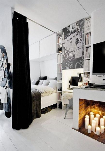 Designul modern al unui dormitor mic, 45 de fotografii