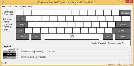 Crearea propriilor ferestre plan tastatură - blog-l kb