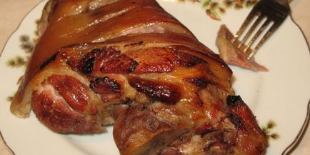 Carne de porc ciolan în cuptor - pas cu pas rețete cu fotografii