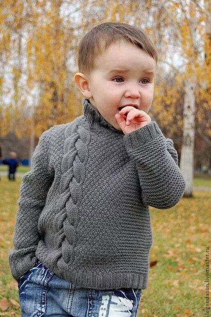 Pulover pentru un model de tricotat băiat de 1-2 ani, 5-6 ani, Workshopuri foto si video
