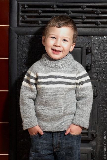 Pulover pentru un model de tricotat băiat de 1-2 ani, 5-6 ani, Workshopuri foto si video