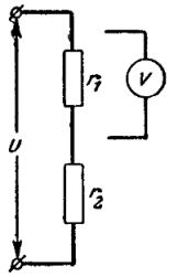 Circuitul de ampermetru și voltmetru