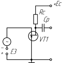 tranzistori de comutare Schema (Schema comună sursă) Scheme de tranzistori