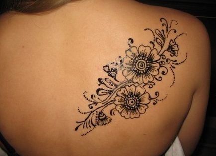 Henna tatuaj - schițe, ca exploatație, sfaturi pentru aplicarea