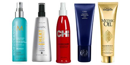 Protecție termică pentru păr din presarea celor mai bune mijloace de