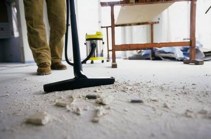 Curățarea apartamentului după reparație - trebuie să știți